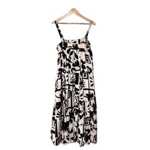 Anthropologie Able the Label Abstract Print Flowy Maxi Dress Size XS